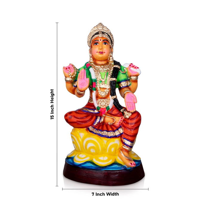 Balambigai Paper Mache Golu Bommai - 15 x 7 Inches | Giri Golu Doll/ Navaratri Golu Bomma/Gombe/Bommai