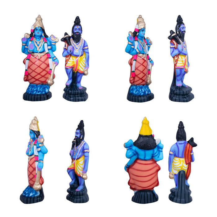 Dasavatharam Paper Mache Golu Bommai Set - 17 x 7 Inches | Giri Golu Doll/ Navaratri Golu Bomma/Gombe/Bommai