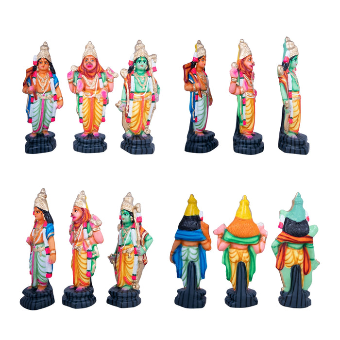 Dasavatharam Paper Mache Golu Bommai Set - 17 x 7 Inches | Giri Golu Doll/ Navaratri Golu Bomma/Gombe/Bommai