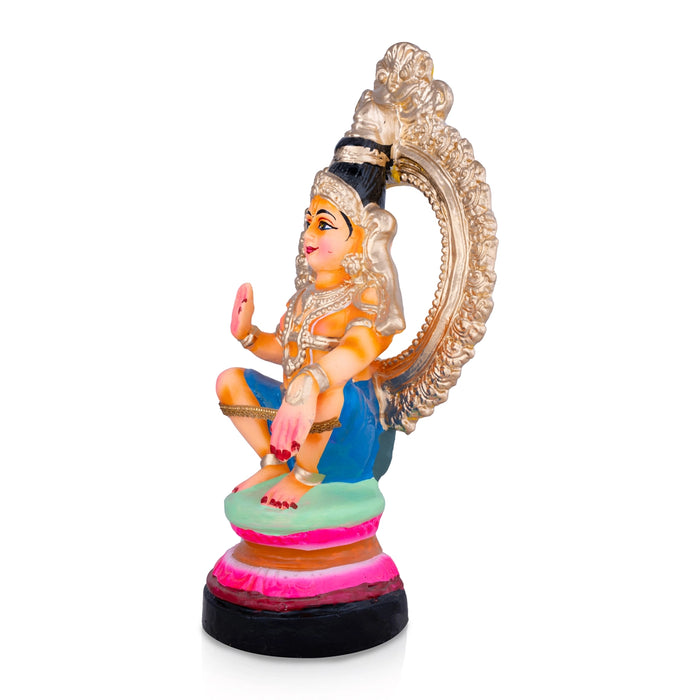 Ayyappan Paper Mache Golu Bommai - 15 x 8.5 Inches | Giri Golu Doll/ Navaratri Golu Bomma/Gombe/Bommai