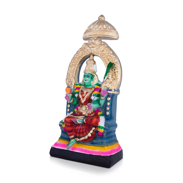 Raja Rajeshwari Paper Mache Golu Bommai - 10 x 5.5 Inches | Giri Golu Doll/ Navaratri Golu Bomma/Gombe/Bommai
