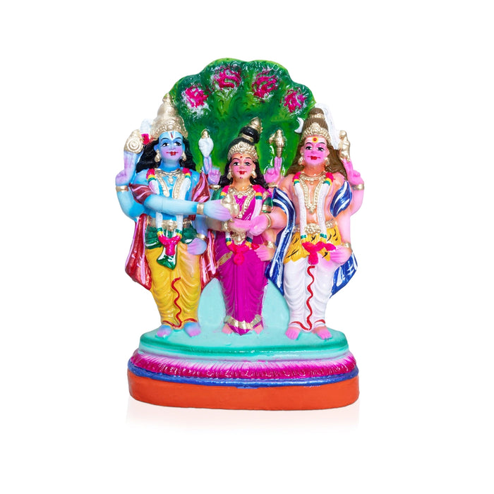 Meenakshi Kalyanam Set - 18 x 85 Inches | Clay Golu Bommai/ Golu Doll/ Navaratri Golu Bomma/Gombe/Bommai - Clay Kolu Bommai