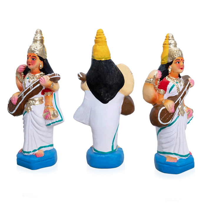 Meenakshi Kalyanam Set - 18 x 85 Inches | Clay Golu Bommai/ Golu Doll/ Navaratri Golu Bomma/Gombe/Bommai - Clay Kolu Bommai