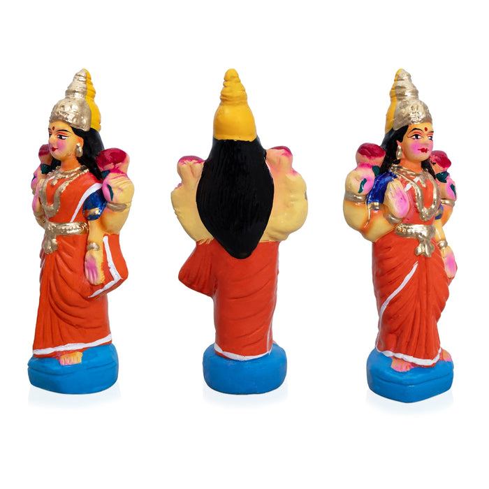 Meenakshi Kalyanam Set - 18 x 85 Inches | Clay Golu Bommai/ Golu Doll/ Navaratri Golu Bomma/Gombe/Bommai - Clay Kolu Bommai