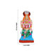 Karumariamman Statue - 9.5 x 4 Inches | Clay Golu Bommai/ Golu Doll/ Navaratri Golu Bommai/ Gombe - Clay Kolu Bommai