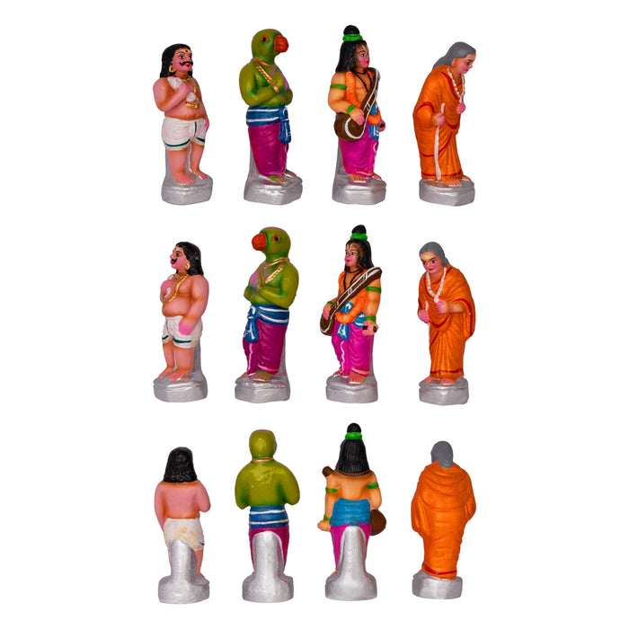 Kailaya Malai Clay Golu Bommai Set - 12 x 17 Inches | Giri Golu Doll/ Navaratri Kolu Bomma/ Dasara Doll