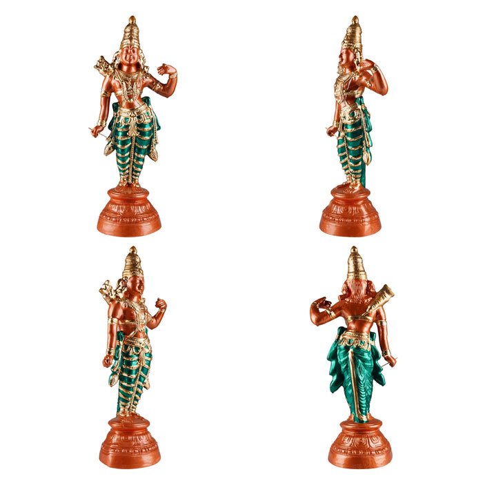 Vaduvur Ramar Paper Mache Golu Bommai Set - 20 x 8 Inches | Giri Golu Doll/ Navaratri Golu Bomma/Gombe - Paper Mache Kolu Bommai