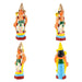 Ramar Clay Golu Bommai Set - 6 x 2.5 Inches | Giri Golu Doll/ Navaratri Golu Bomma/Gombe - Clay Kolu Bommai