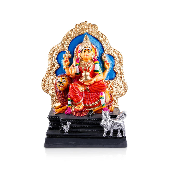 Aadhi Parameshwari Paper Mache Golu Bommai - 24 x 14 Inches | Giri Golu Doll/ Navaratri Golu Bomma/Gombe