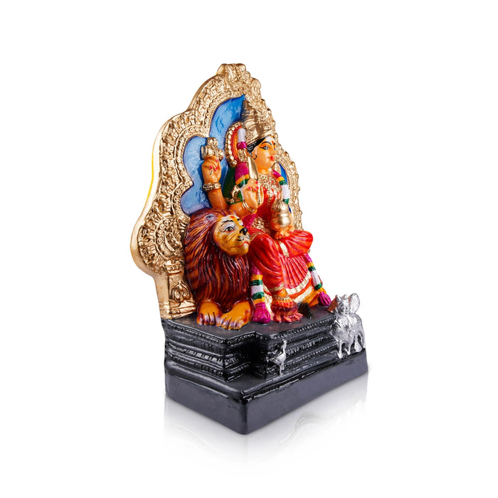 Aadhi Parameshwari Paper Mache Golu Bommai - 24 x 14 Inches | Giri Golu Doll/ Navaratri Golu Bomma/Gombe