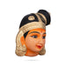 Andal Face Paper Mache Golu Bommai - 8 x 6 Inches | Giri Golu Doll/ Navaratri Golu Bomma/ Gombe/ Bommai - Paper Mache Kolu Bommai