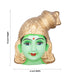 Meenakshi Face Paper Mache Golu Bommai - 8 x 6 Inches | Giri Golu Doll/ Navaratri Golu Bomma/ Gombe/ Bommai - Paper Mache Kolu Bommai