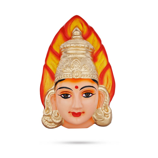 Mariamman Murti Face Paper Mache Golu BommaiMariamman Murti Face Paper Mache Golu Bommai