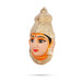 Devi Face Paper Mache Golu Bommai - 8.5 x 5 Inches | Giri Golu Doll/ Navaratri Golu Bomma/ Gombe/ Bommai - Paper Mache Kolu Bommai