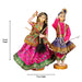 Dandiya Dancing Doll Cloth Golu Bommai Pair - 12 x 7 Inches | Giri Golu Doll/ Navaratri Golu Bomma/Gombe - Cloth Kolu Bommai