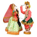Dandiya Dancing Doll Cloth Golu Bommai Pair - 12 x 7 Inches | Giri Golu Doll/ Navaratri Golu Bomma/Gombe - Cloth Kolu Bommai