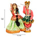 Dandiya Dancing Doll Cloth Golu Bommai Pair - 12 x 7 Inches | Giri Golu Doll/ Navaratri Golu Bomma/Gombe - Cloth Kolu Bommai