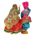 Dandiya Dancing Doll Cloth Golu Bommai Pair - 12 x 7 Inches | Giri Golu Doll/ Navaratri Golu Bomma/Gombe - Cloth Kolu Bommai
