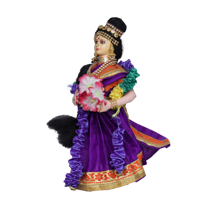 Dancing Doll - 6 x 3 Inches | Giri Golu Doll/ Cloth Navratri Bommai/ Assorted Design