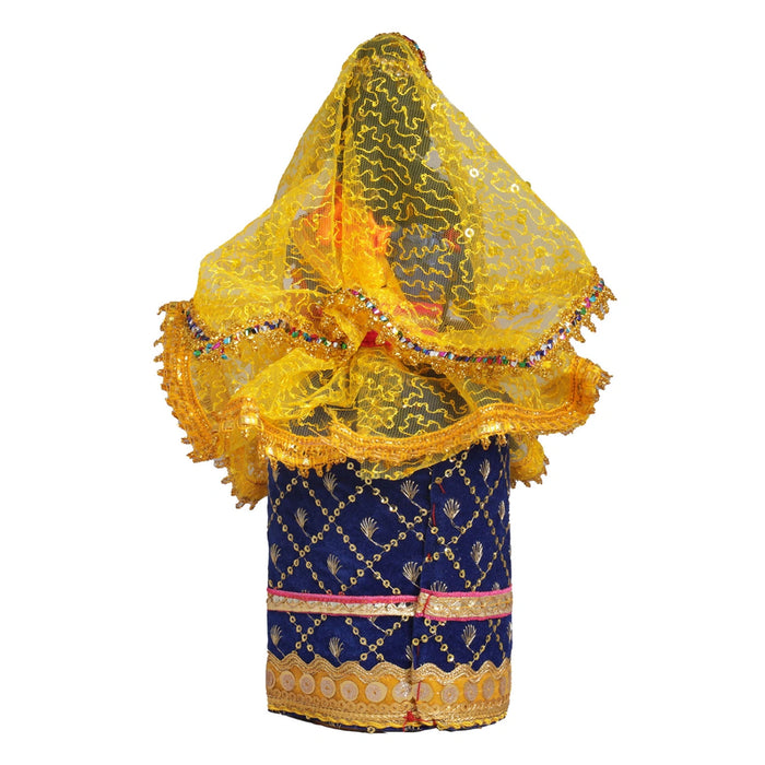 Decorative Doll Cloth Golu Bommai - 9 Inches | Giri Golu Doll/ Navaratri Golu Bomma/Gombe/Bommai - Cloth Kolu Bommai