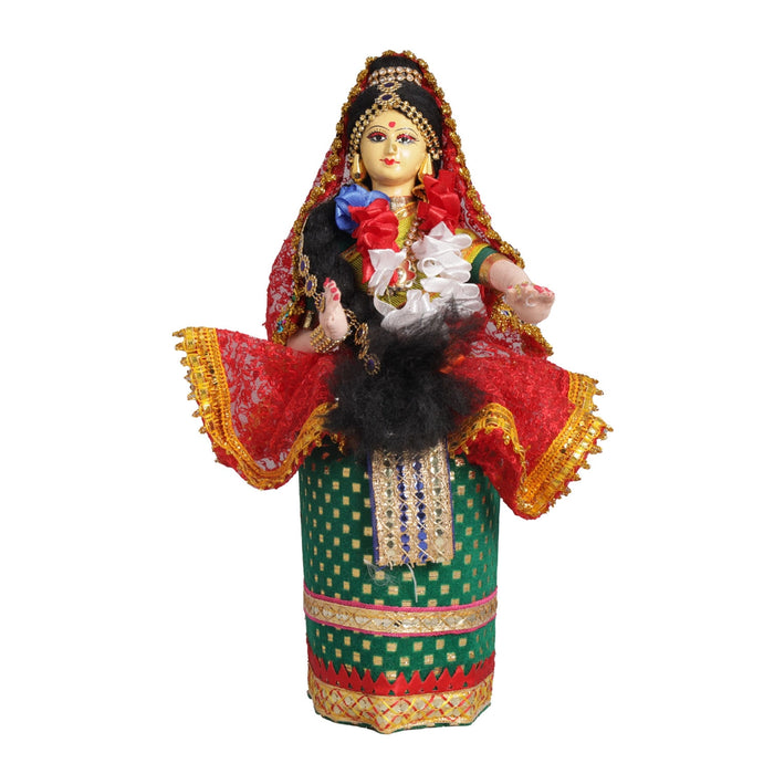 Decorative Doll Cloth Golu Bommai - 9 Inches | Giri Golu Doll/ Navaratri Golu Bomma/Gombe/Bommai - Cloth Kolu Bommai