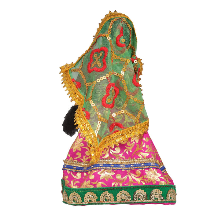 Decorative Doll Cloth Golu Bommai - 9 Inches | Giri Golu Doll/ Navaratri Golu Bomma/Gombe/Bommai - Cloth Kolu Bommai