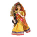 Decorative Doll Cloth Golu Bommai - 9 Inches | Giri Golu Doll/ Navaratri Golu Bomma/Gombe/Bommai - Cloth Kolu Bommai