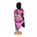 Bharata Natyam Pair Golu Bommai - 12 inches |Golu Doll / Navaratri Golu Bomma / Gombe / Bommai - Plastic Bommai