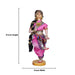 Bharata Natyam Pair Golu Bommai - 12 inches |Golu Doll / Navaratri Golu Bomma / Gombe / Bommai - Plastic Bommai