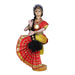 Bharata Natyam Pair Golu Bommai - 12 inches |Golu Doll / Navaratri Golu Bomma / Gombe / Bommai - Plastic Bommai