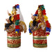 Manipuri Dancing Doll Cloth Golu Bommai Pair - 12 x 3 Inches | Giri Golu Doll/ Navaratri Golu Bomma/Gombe - Cloth Kolu Bommai