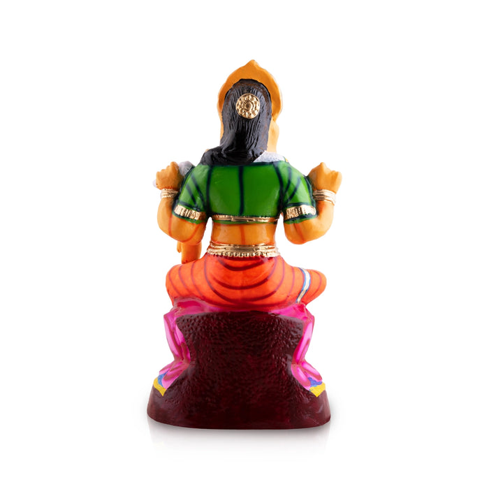 Balambigai Statue Paper Mache Golu Bommai - 16 X 8 Inches | Giri Golu Doll/ Navaratri Golu Bommai/ Gombe - Paper Mache Kolu Bommai