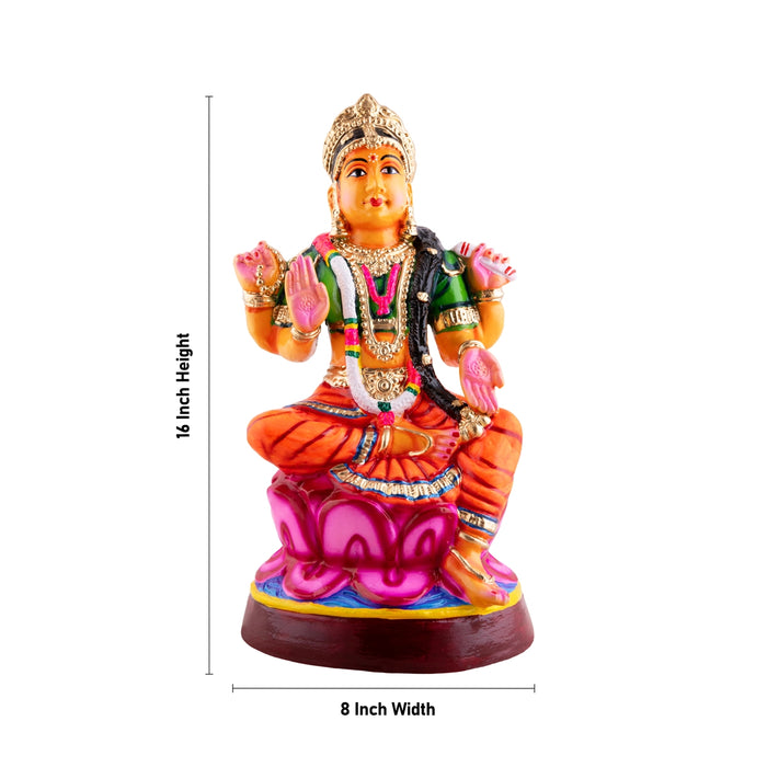 Balambigai Statue Paper Mache Golu Bommai - 16 X 8 Inches | Giri Golu Doll/ Navaratri Golu Bommai/ Gombe - Paper Mache Kolu Bommai