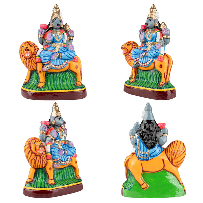 Ashta Varahi Paper Mache Golu Bommai Set - 15 x 7 Inches | Giri Golu Doll/ Navaratri Golu Bomma/ Gombe/ Bommai - Paper Mache Kolu Bommai