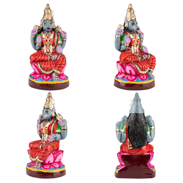 Ashta Varahi Paper Mache Golu Bommai Set - 15 x 7 Inches | Giri Golu Doll/ Navaratri Golu Bomma/ Gombe/ Bommai - Paper Mache Kolu Bommai