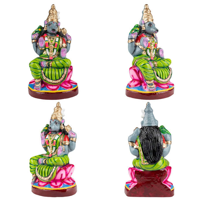 Ashta Varahi Paper Mache Golu Bommai Set - 15 x 7 Inches | Giri Golu Doll/ Navaratri Golu Bomma/ Gombe/ Bommai - Paper Mache Kolu Bommai