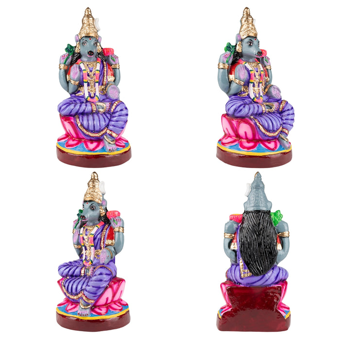 Ashta Varahi Paper Mache Golu Bommai Set - 15 x 7 Inches | Giri Golu Doll/ Navaratri Golu Bomma/ Gombe/ Bommai - Paper Mache Kolu Bommai