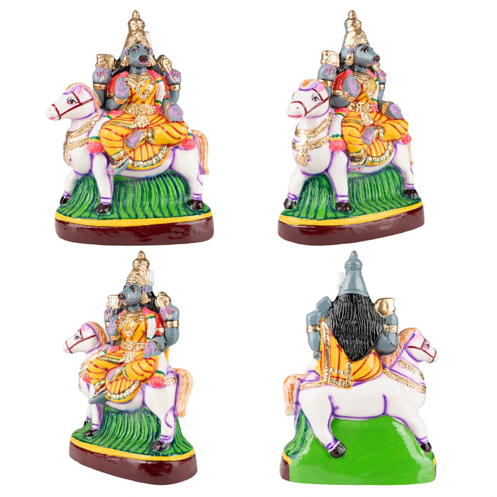 Ashta Varahi Paper Mache Golu Bommai Set - 15 x 7 Inches | Giri Golu Doll/ Navaratri Golu Bomma/ Gombe/ Bommai - Paper Mache Kolu Bommai
