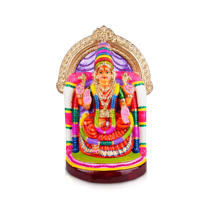 Valaikappu Amman Paper Mache Golu Bommai - 20 x 12 Inches | Giri Golu Doll/ Navaratri Golu Bomma/ Gombe