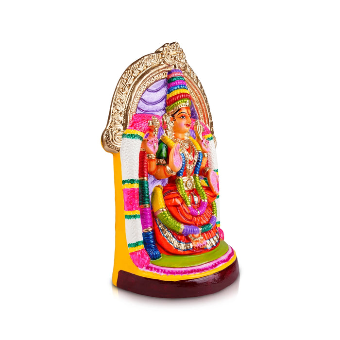 Valaikappu Amman Paper Mache Golu Bommai - 20 x 12 Inches | Giri Golu Doll/ Navaratri Golu Bomma/ Gombe