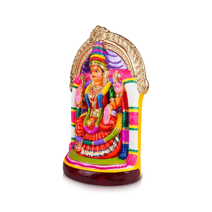 Valaikappu Amman Paper Mache Golu Bommai - 20 x 12 Inches | Giri Golu Doll/ Navaratri Golu Bomma/ Gombe