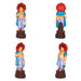 Dasavatharam Clay Golu Bommai Set - 10 x 3.5 Inches | Giri Golu Doll/ Navaratri Golu Bomma/ Gombe/ Bommai - Clay Kolu Bommai