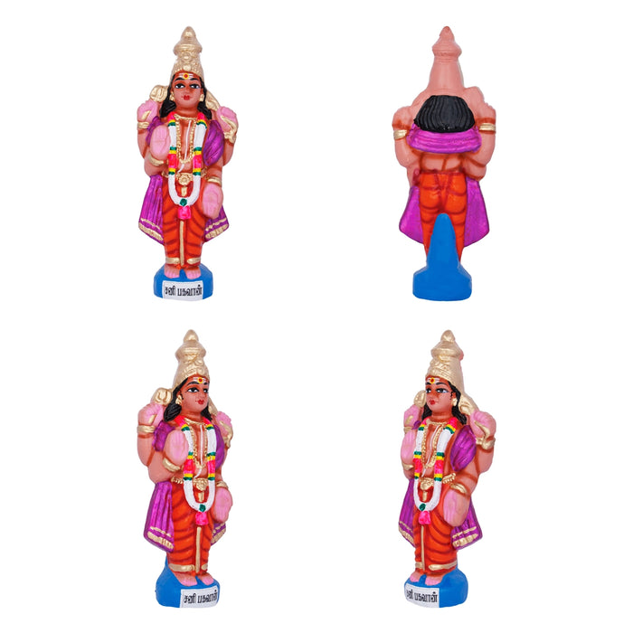 Navagraham Clay Golu Bommai Set - 10 x 3.5 Inches | Giri Golu Doll/ Navaratri Golu Bomma/ Gombe/ Bommai - Clay Kolu Bommai