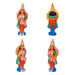 Navagraham Clay Golu Bommai Set - 10 x 3.5 Inches | Giri Golu Doll/ Navaratri Golu Bomma/ Gombe/ Bommai - Clay Kolu Bommai