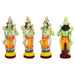 Rama Idol Paper Mache Golu Bommai Set - 15 X 6 Inches | Giri Golu Doll/ Navaratri Golu Bomma/ Gombe/ Bommai - Paper Mache Kolu Bommai