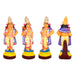 Dasavatharam Statue Paper Mache Golu Bommai Set - 14 X 5 Inches | Giri Golu Doll/ Navaratri Golu Bommai/ Gombe - Paper Mache Kolu Bommai