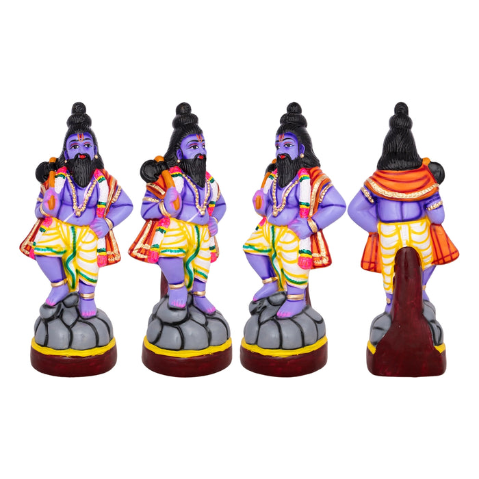 Dasavatharam Statue Paper Mache Golu Bommai Set - 14 X 5 Inches | Giri Golu Doll/ Navaratri Golu Bommai/ Gombe - Paper Mache Kolu Bommai