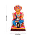 Karumariamman Statue Paper Mache Golu Bommai - 16 X 8.5 Inches | Giri Golu Doll/ Navaratri Golu Bommai/ Gombe - Paper Mache Kolu Bommai