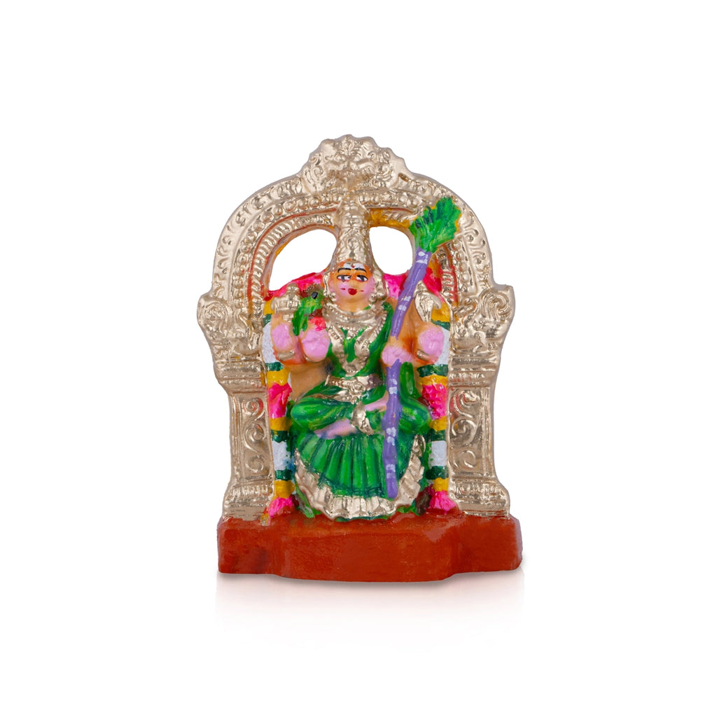 Kamakshi Clay Golu Bommai - 8 x 5.5 Inches | Giri Golu Doll/ Navaratri Golu Bomma/Gombe/Bommai