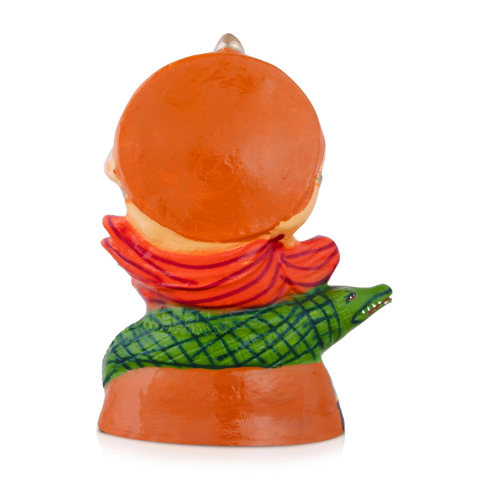 Ganga Devi Paper Mache Golu Bommai - 13 x 9.5 Inches | Giri Golu Doll/ Navaratri Golu Bomma/Gombe/Bommai